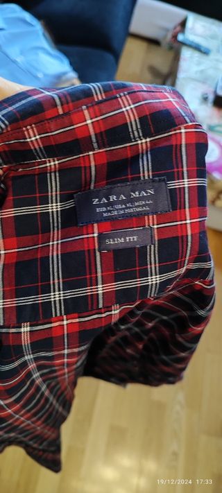 Camisa Zara Talla XL 