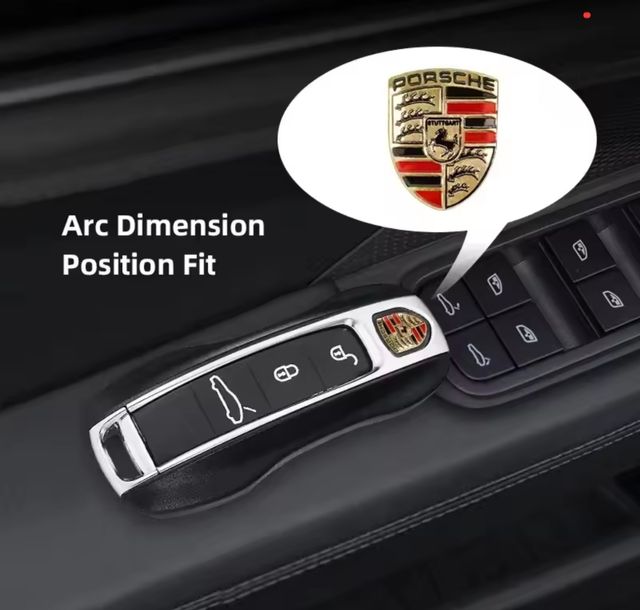 Anagrama Escudo Llave PORSCHE Adhesivo  