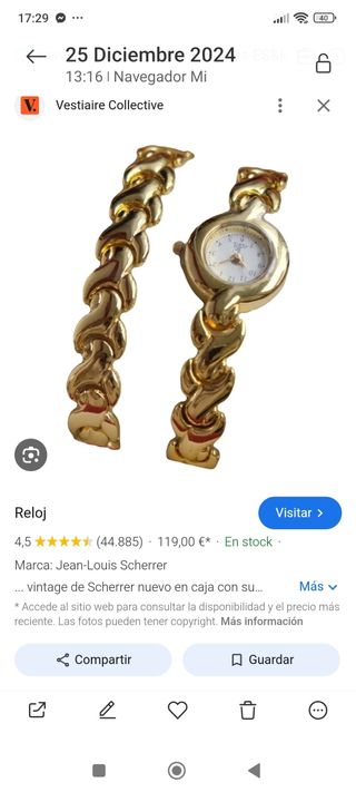 Reloj y pulsera
