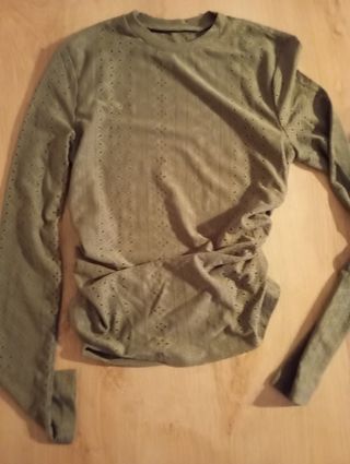 Jersey verde botella talla S