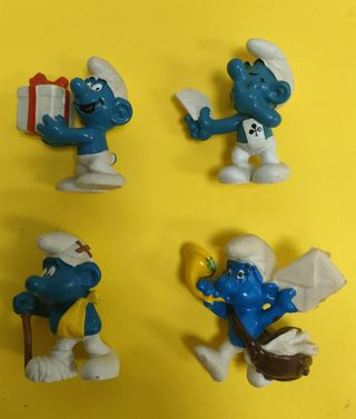 LOTE 15 PITUFOS ORIGINAL PEYO SCHLEICH AÑOS 70-80