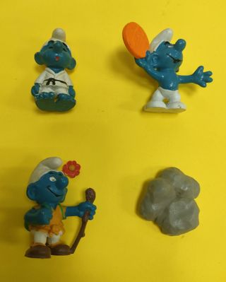 LOTE 15 PITUFOS ORIGINAL PEYO SCHLEICH AÑOS 70-80