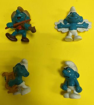 LOTE 15 PITUFOS ORIGINAL PEYO SCHLEICH AÑOS 70-80