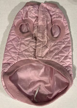 Giubbottino rosa chiaro per cani