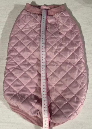 Giubbottino rosa chiaro per cani