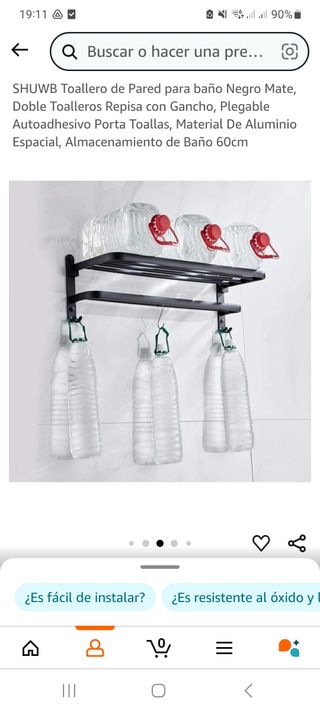 Toallero con balda nuevo