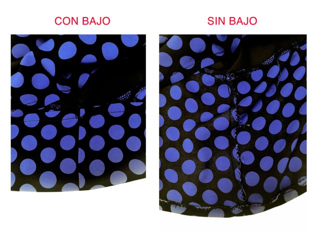 Falda de lunares con multi capas. Leer descripción