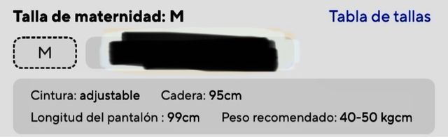 Pantalon maternal
