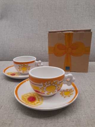 Set 2 tazze con piattini Thun