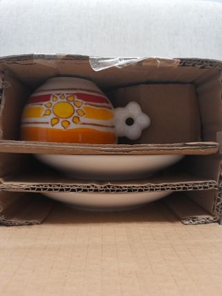 Set 2 tazze con piattini Thun