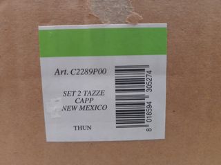 Set 2 tazze con piattini Thun