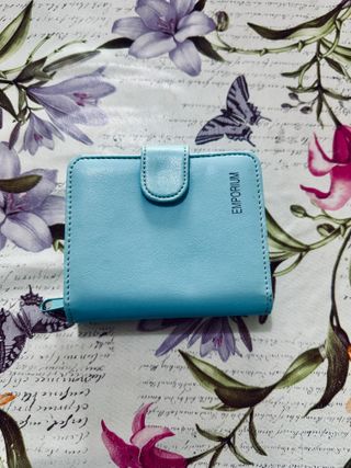 Portafoglio Emporium per donna di colore azzurro