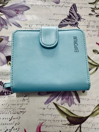 Portafoglio Emporium per donna di colore azzurro