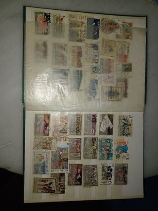 Colección de sellos vintage
