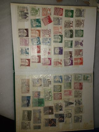 Colección de sellos vintage