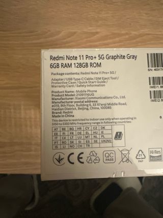 Xiaomi Redmi Note 11 Pro Plus 5g