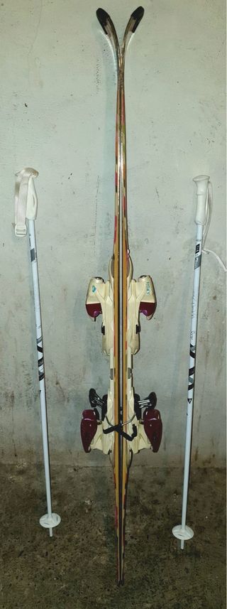 Equipo completo SKI botas skis y palos.