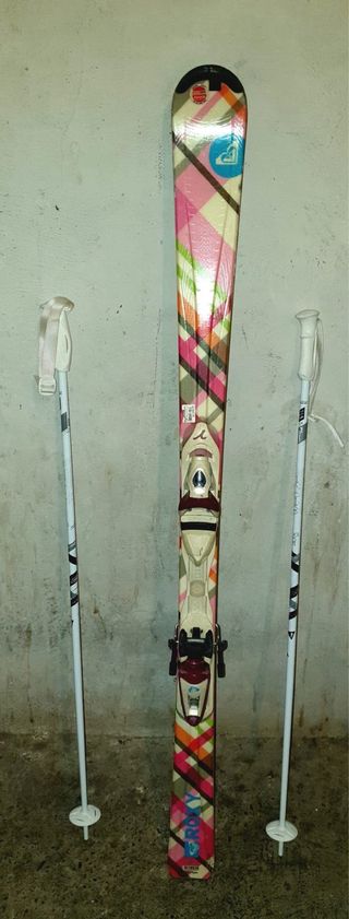 Equipo completo SKI botas skis y palos.