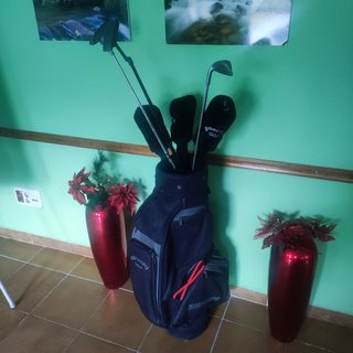 Sacca da golf e mazze