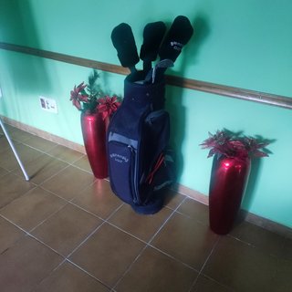 Sacca da golf e mazze