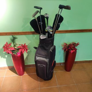 Sacca da golf e mazze
