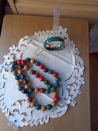 COLLAR COLORES Y PULSERA