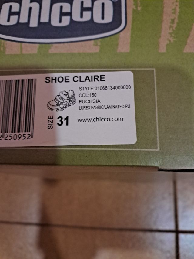 BAMBAS ZAPATOS CHICCO NUEVOS