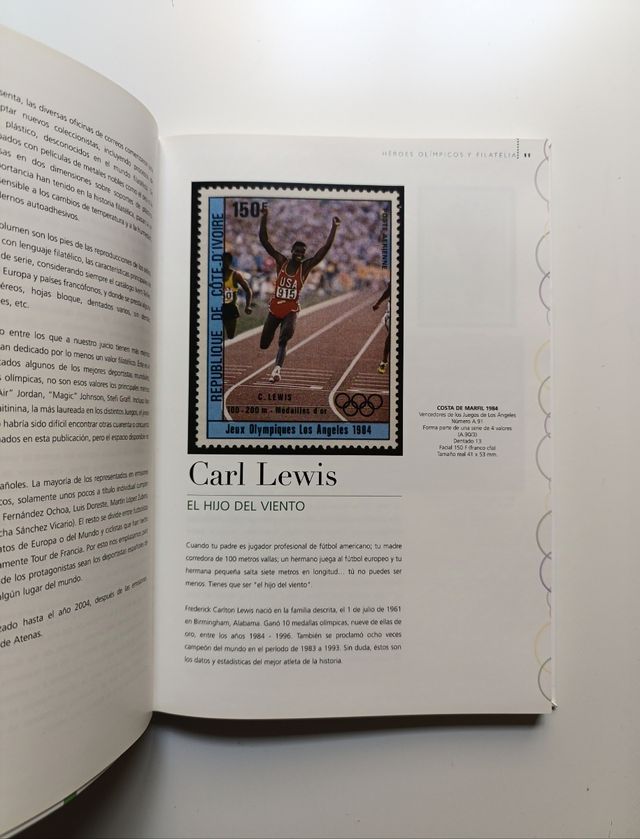 Héroes olímpicos y filatelia.