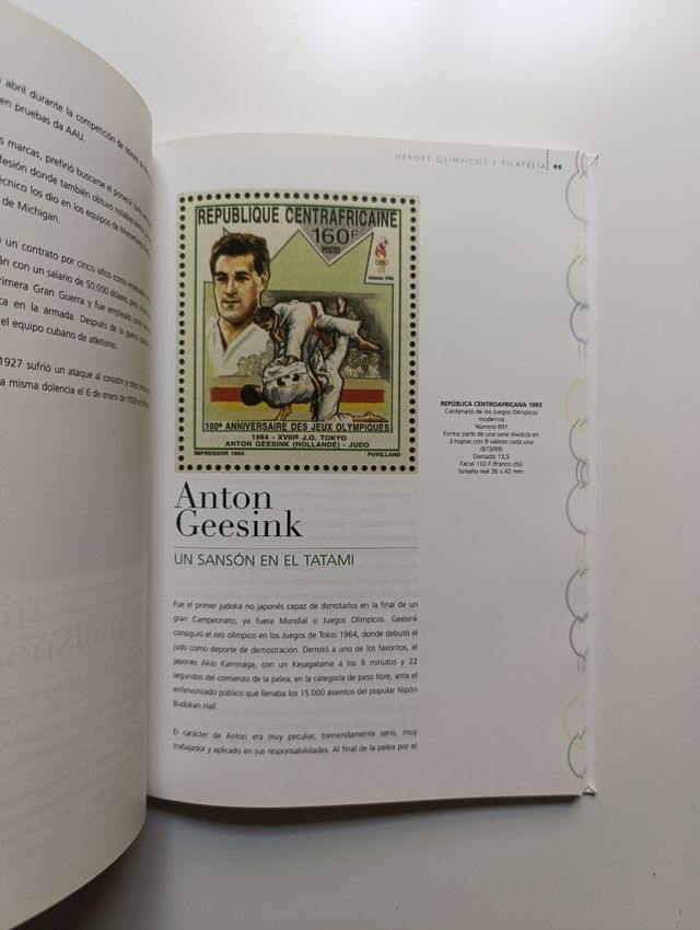 Héroes olímpicos y filatelia.