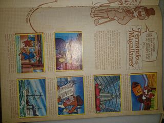 Album de cromos la vuelta al mundo