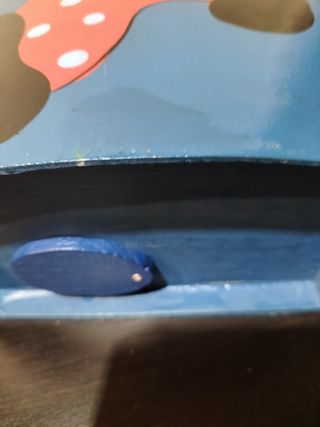 Hucha  niños de madera artesanal