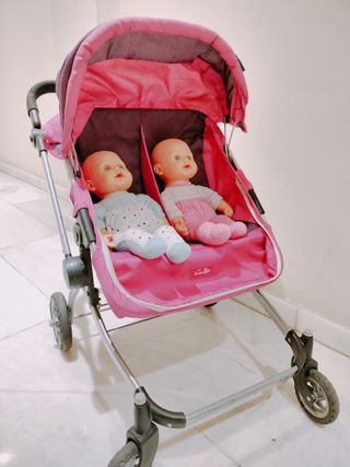carrito gemelos juguete