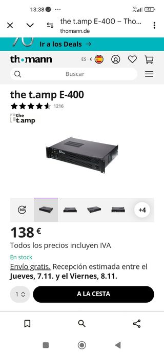 EQUIPO DE SONIDO / Amplificador/ Mezclador / Altav