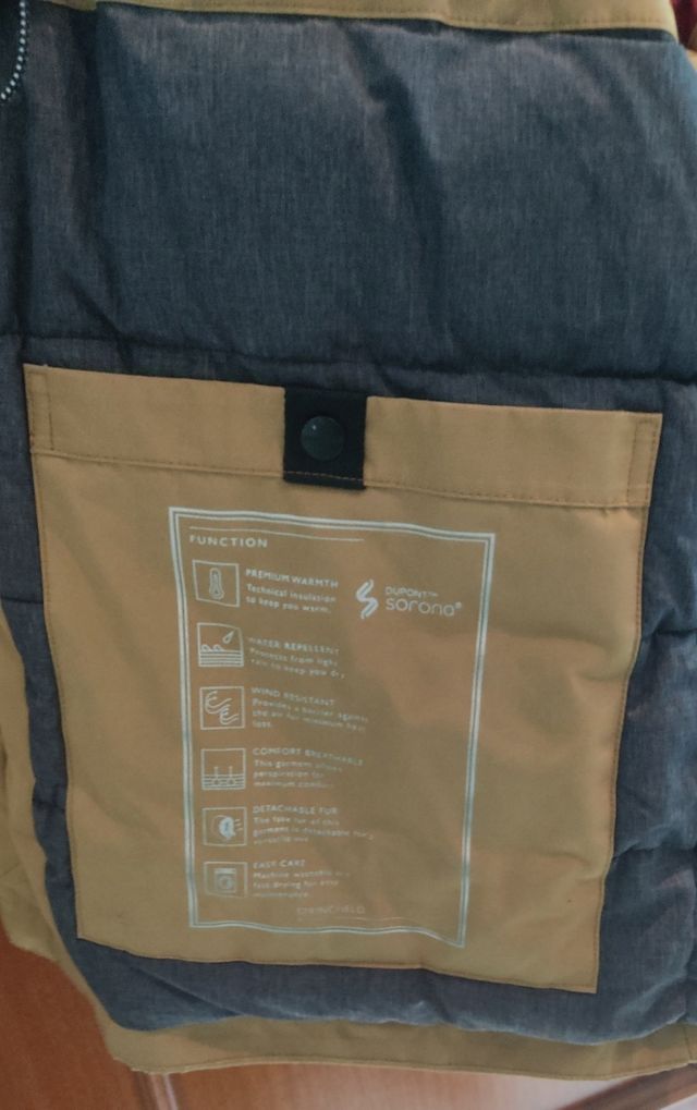 Parka abrigo largo acolchado de Springfield