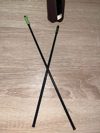 Flauta de color negro