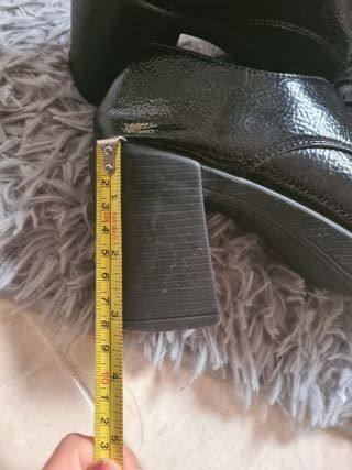 Zapato mocasin tacon blucher marypaz