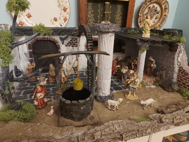 Presepe fatto a mano