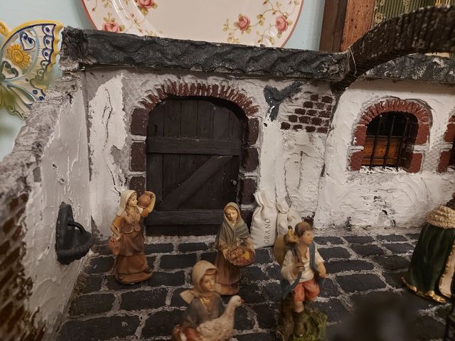 Presepe fatto a mano