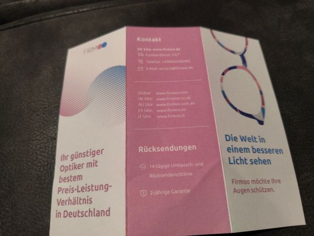 Montura gafas con caja