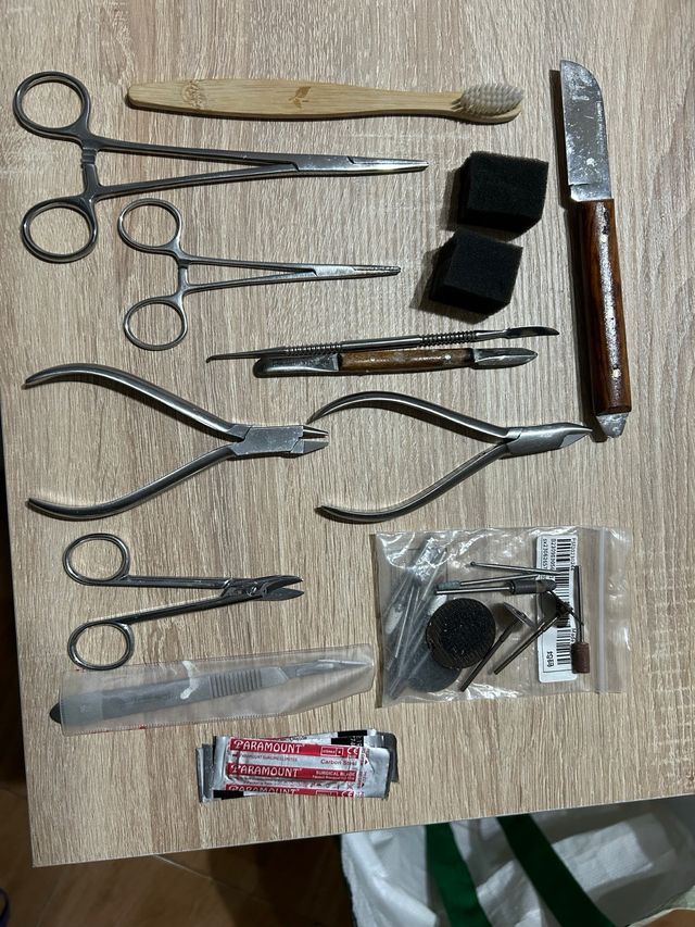 Kit herramientas protesico dental