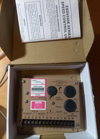 Controlador de velocidad del motor