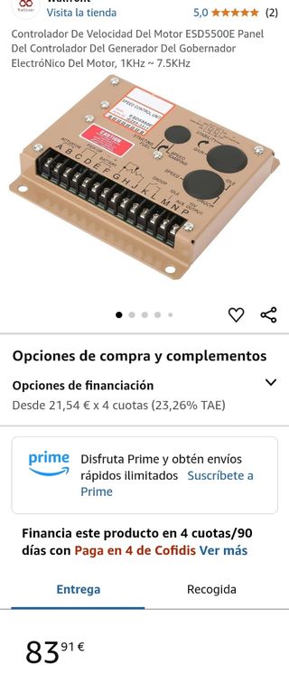 Controlador de velocidad del motor