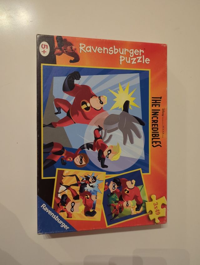 3 Puzzles de Los Increíbles