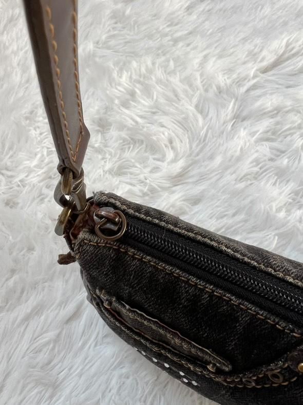 Borsa Guess Y2K in Denim Nero – Vintage Iconico