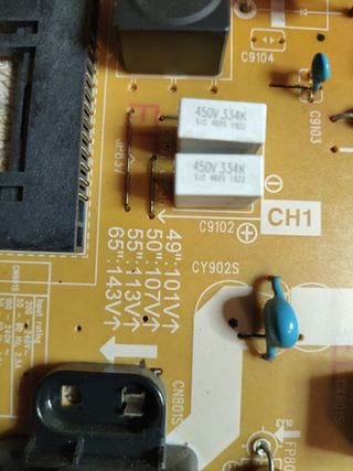 Fuente de alimentación TV Samsung