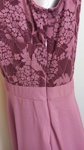 Elegante Vestido Rosa de Fiesta Nuevo 38/40