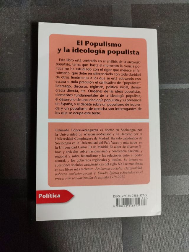 El populismo y las ideologías populistas en España