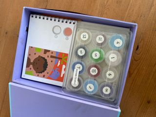 Colorea con arena juego manualidades