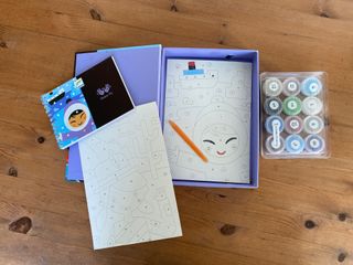 Colorea con arena juego manualidades