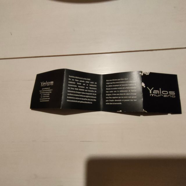 Centrotavola Yalos Vetro Murano